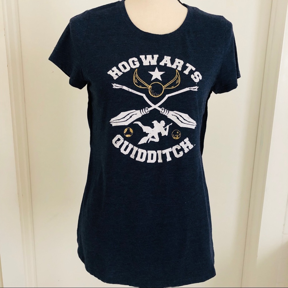 Harry Potter Short Sleeves Navy Graphic Tee